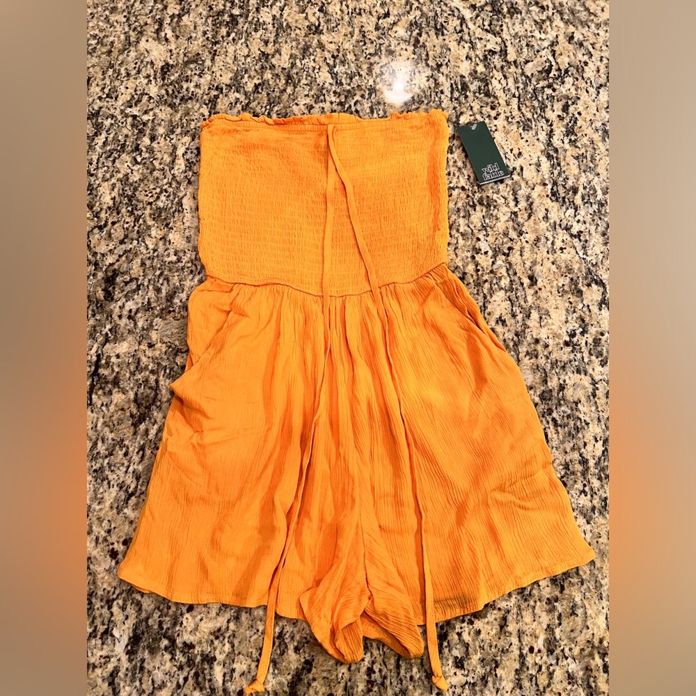 Wild Fable Orange Romper